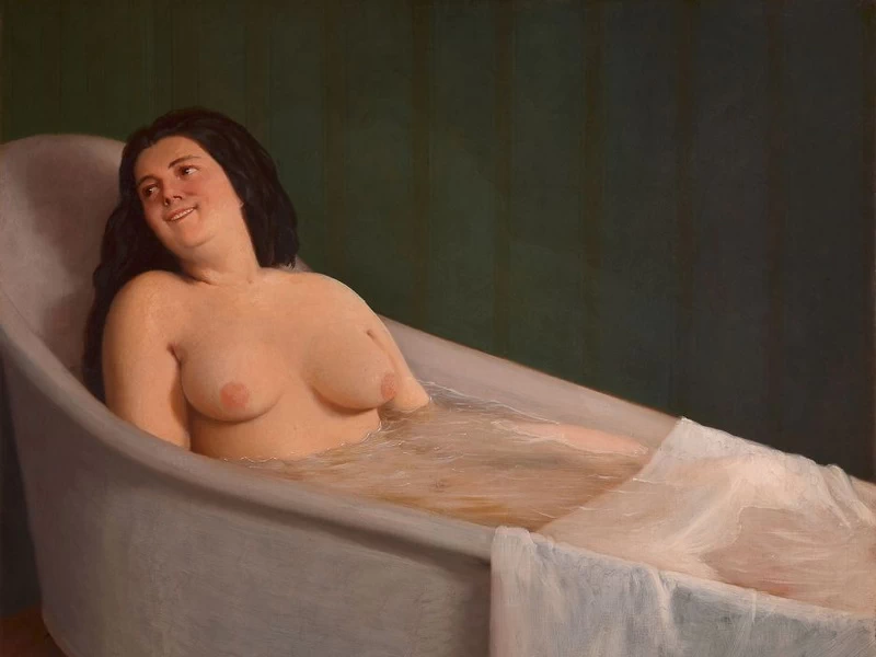 1823-Prilidiano Pueyrredón - Il bagno, 1865
